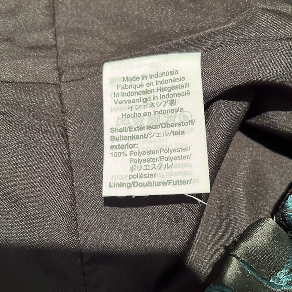 EUC J. Crew Floral Flat Front A-Line Short Mini Skirt Size 4 Black & Green - Picture 8 of 11